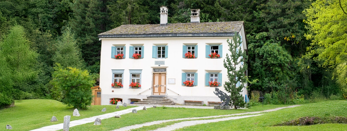 This is the Nietzsche-Haus located in Sils Maria in the Engadin region of Switzerland